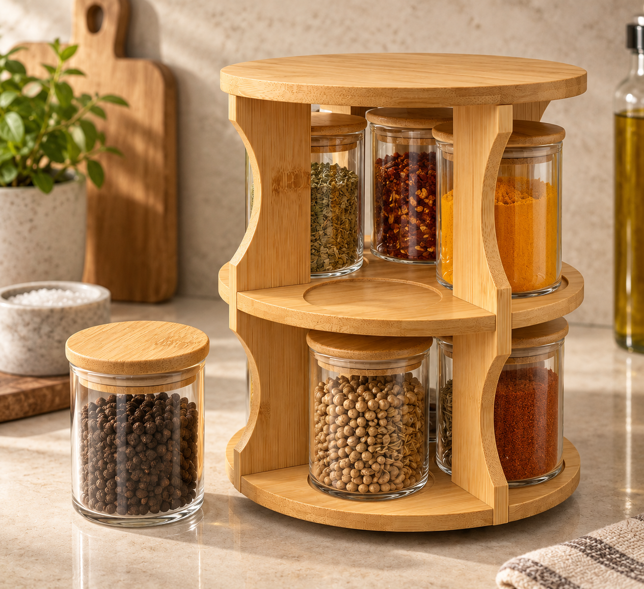 Rotating Spice Rack