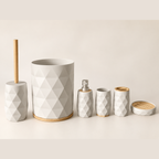 Diamond Ceramic Bathroom Set